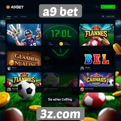 Principais jogos disponíveis na plataforma a9 bet